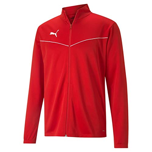 Puma teamRISE Training Poly Jacket, Giacca sportiva Uomo, Red/White, XL