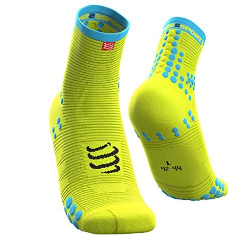 COMPRESSPORT Calzini da corsa Pro Racing Socks V3.0 Trail Calzini da trail Assorbimento degli urti Per l'allenamento e la competizione Protezione e traspirabilità Leggero
