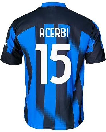 Inter Replica Maglia Home Kit 2023-2024, Unisex-Adulto, NeroAzzurro, 6 Anni