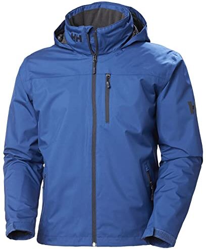 Helly Hansen Uomo Crew Hooded Midlayer Jacket, Blu, L