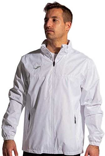 Joma Giacca Impermeabile Montreal, Bianco, 3XS Uomo