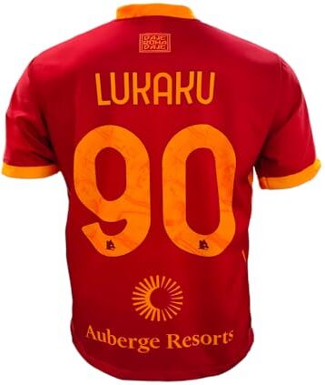 AS Roma Maglia Replica Ufficiale 23/24, Lukaku Home Riyadh,