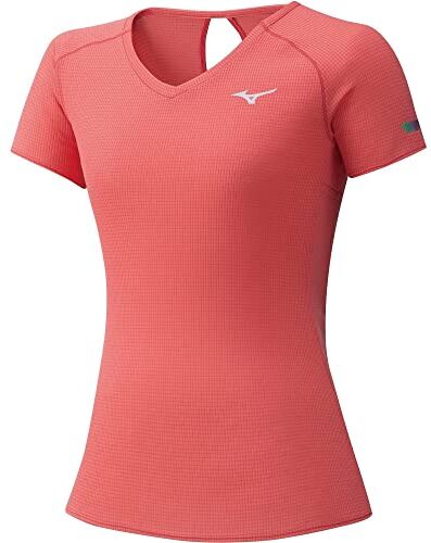 Mizuno Dryaeroflow Tee, Maglietta Senza Maniche Uomo, Corallo (Sugar Coral), XL