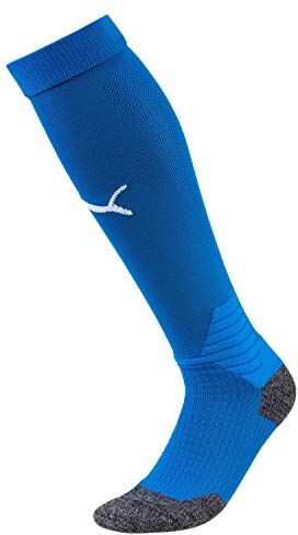 Puma Liga Socks, Calzettoni Calcio Unisex, Blu (Electric Blue Lemonade/ White), 4