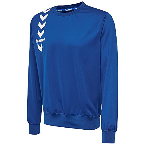 hummel Essential Poly Sweat Felpa Blu 100% Poliestere Taglia XL, Unisex-Adulto