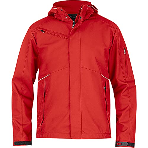 Texstar FJ80 Giacca softshell da uomo, 3L, taglia 2XL, colore: Rosso