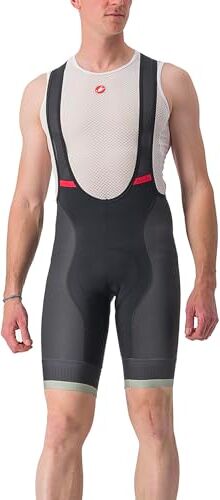 CASTELLI Competizione Kit BIBSHORT Black/Defender Green Pantaloncini XL