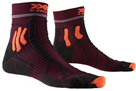 X-Socks Trail Run Energy, Calzini da Corsa Unisex-Adulto, Sunset Orange/Opal Black, 35-38