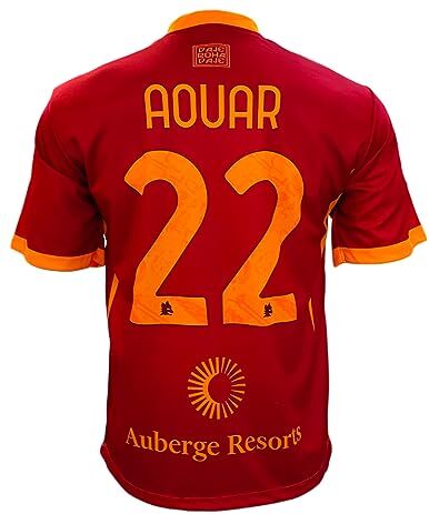 AS Roma Maglia Replica Ufficiale 23/24, Aouar Home,