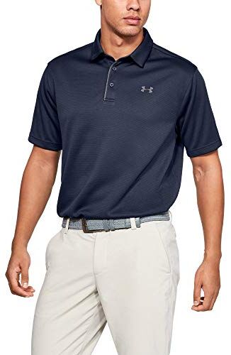 Under Armour Tech Polo Uomo, Blu (Midnight Navy/Graphite 410), 3XL Tall