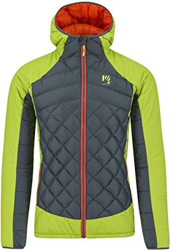 KARPOS LASTEI ACTIVE PL.JKT Giacca Uomo DARK SLATE/LIME GREEN Taglia XL