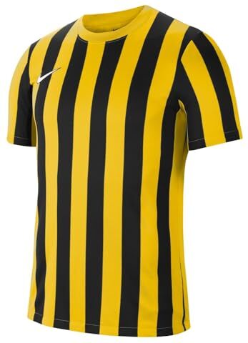 Nike Dri-Fit Division IV, Maglia Manica Corta Uomo, Tour Giallo/Nero/Bianco, XL