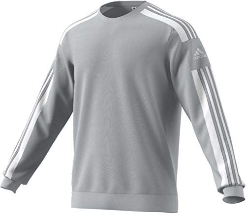 Adidas Squadra 21 Sweatshirt, Felpa Uomo, Team Light Grey, L Tall