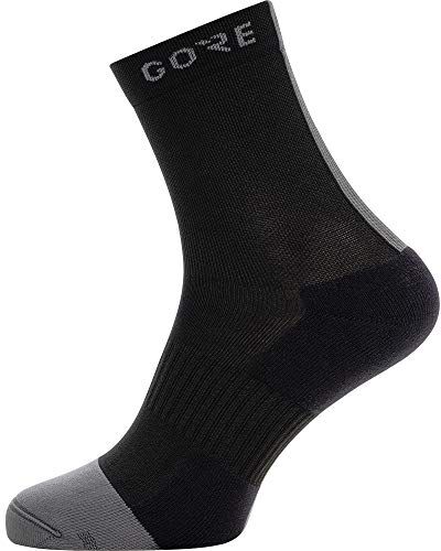 GORE WEAR M Calzini unisex, Taglia: 41-43, Colore: Nero/Grigio