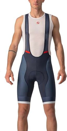 CASTELLI Competizione Kit BIBSHORT Belgian Blue/White-Silver Pantaloncini M