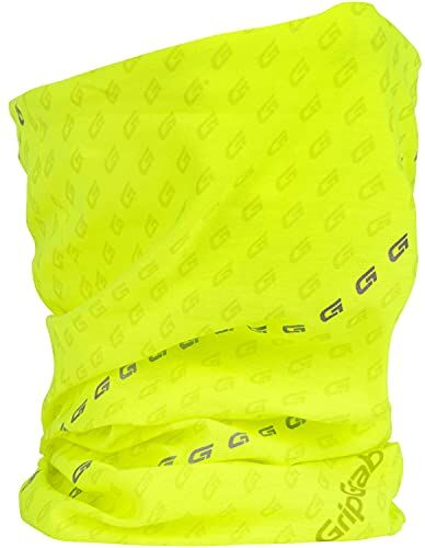 GripGrab Multifunctional Reflective Hiviz, Copricapo Da Ciclismo Unisex Adulto, Giallo Neon, Taglia unica