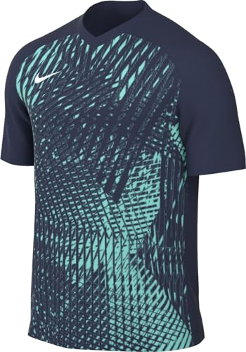 Nike Mens Short-Sleeve Soccer Jersey M Nk DF Prcsn VI JSY SS, Midnight Navy/Hyper Turq/White, , XS