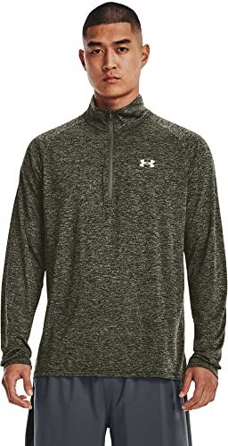 Under Armour Uomo UA Tech 2.0 1/2 Zip, Maglia uomo sportiva con zip