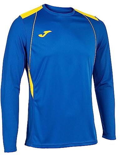 Joma Maglietta a Maniche Lunghe Championship VII Blu Reale Giallo