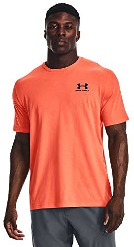 Under Armour Sportstyle-Maglietta a Maniche Corte Graph, Arancione Satinato, XL Uomo