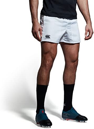 Canterbury , Professional Polyester Rugby, Pantaloncini, Uomo, Bianco, XS