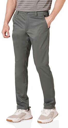 Amazon Essentials Pantaloni Elasticizzati Slim Uomo, Grigio, 29W / 32L