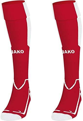 JAKO Calzettoni unisex Lazio, Unisex Adulto, Calzettoni, , peperoncino rosso/bianco, 4 (39-42)