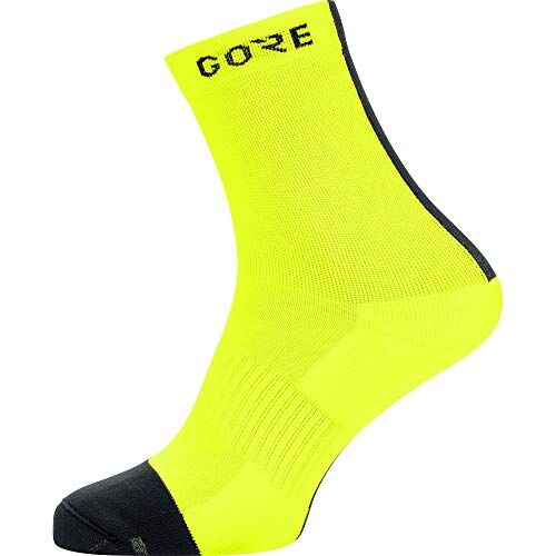 GORE WEAR M Calzini unisex, Taglia: 38-40, Colore: Giallo neon/Nero