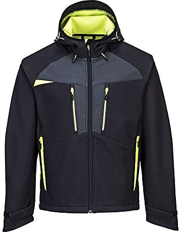 Portwest Giacca Softshell DX4 per uomo, Nero, Taglia: S,