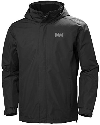 Helly Hansen Uomo Giacca Dubliner Impermeabile, 2XL, Nero