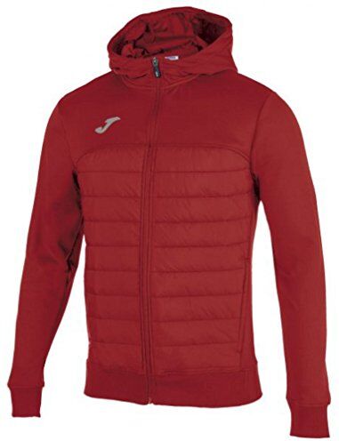 Joma , Giacca con Cappuccio-Berna Men's, Rosso, M