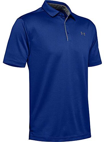 Under Armour Tech Polo Uomo, Blu (Royal/Graphite 400), 3XL Tall