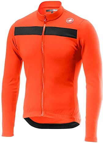 CASTELLI 4518511-034 Puro 3 Jersey FZ T-Shirt Uomo Orange/Black Reflex M