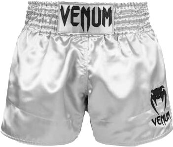 VENUM Pantaloncini Muay Thai Classic Argento/Nero XS