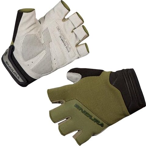 ENDURA Hummvee Plus Mitt II Ciclismo Guanto per Uomo, Olive Green, XS