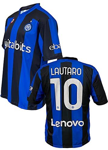 Inter Replica Maglia Home Kit 2022-2023, Lautaro, L, Ebay Patch