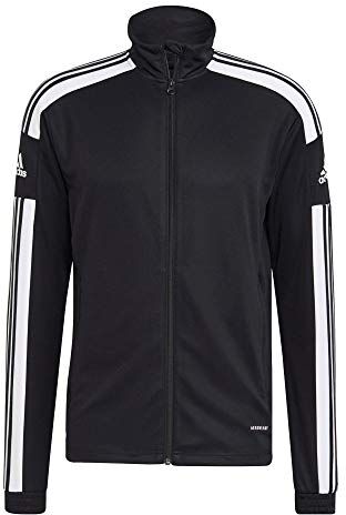 Adidas Squadra 21 Training Track Tracksuit Jacket Giacca, Black/White, XL Uomo