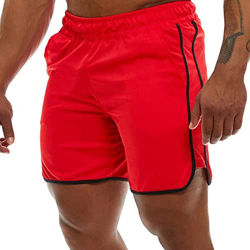 Genfien Pantaloncini Sportivi da Uomo Allenamento Fitness Shorts Jogging Pantaloncini Asciugatura Veloce Traspirante Leggero Sportivi Shorts