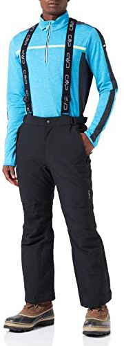 CMP Salopette Sci Elasticizzata Da Uomo Pantaloni, Nero, 50