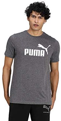 Puma Ess Heather Tee Maglietta,  Black, M Uomo