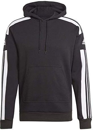 Adidas Squadra 21 Hooded Track Top, Felpa Sportiva con Cappuccio Uomo, Nero, S