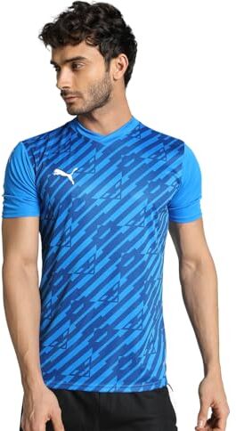 Puma teamULTIMATE Jersey, Maglietta Men's, Limonata Blu Elettrico, L