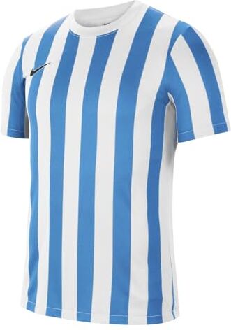 Nike Dri-Fit Division IV, Maglia Manica Corta Uomo, Bianco/Universita Blu/Nero, 2XL