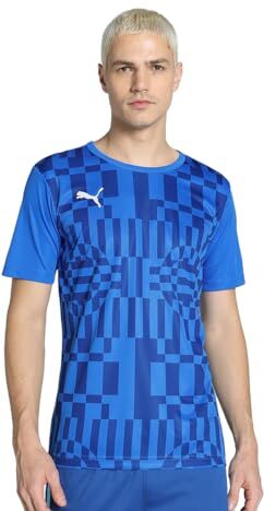 Puma Maglia Grafica Individualrise, Tee Uomo, Ignite Blue Navy, S