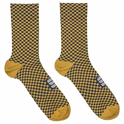 Sportful 1122021 CHECKMATE SOCKS Calzini Unisex LIQUORICE BLUE SEA M/L