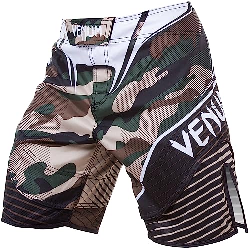 VENUM Pantaloncini da Allenamento Hero, Camouflage nei Toni del Marrone, Uomo, Training Shorts Camo Hero, Green/Brown, XS