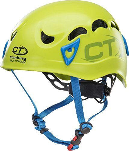 Climbing Technology Galaxy, Casco Unisex – Adulto, Verde/Azzurro, Regolabile da 50-61 Cm