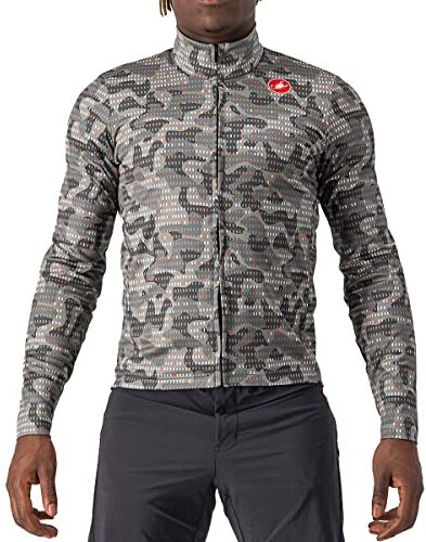 CASTELLI 4522500-064 Unlimited TH Jersey Maglia Lunga Uomo Nickel Gray/Dark Gray Taglia S