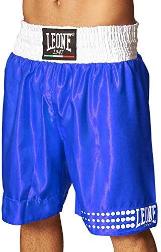 Leone , Pantaloncino Boxe , Pantaloncini, Unisex – Adulto, Blu, XXL,