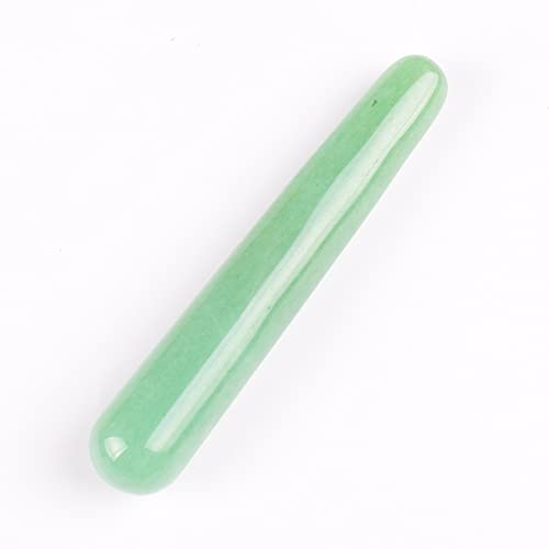 JTRAUILG Natural Jade Yoni Wand Women Kegel Massage Bar Massaggiatore for il rafforzamento del corpo in pietra di ametista al quarzo rosa, tipo 7 pietra ametista naturale (Color : Type 15)